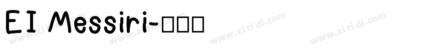 EI Messiri字体转换